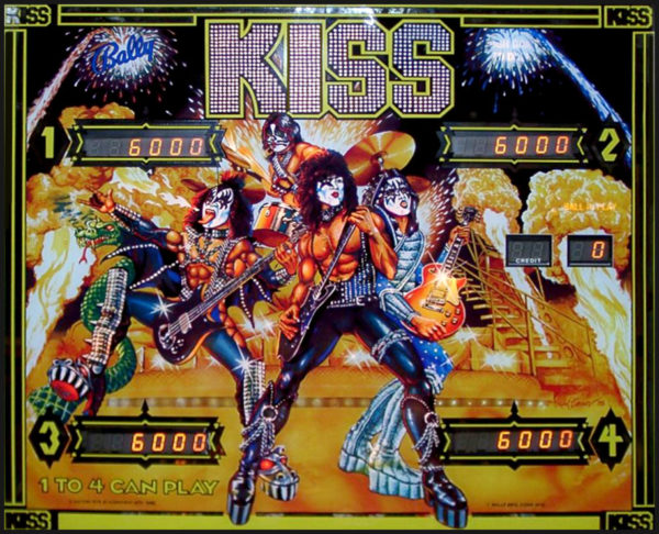 KISS German Pinball Machine