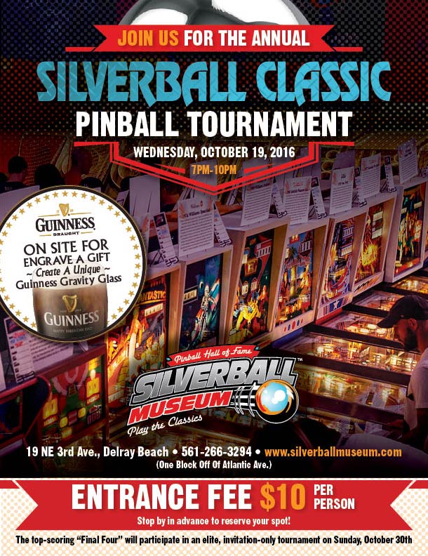 Annual Silverball Classic Pinball Tournament
