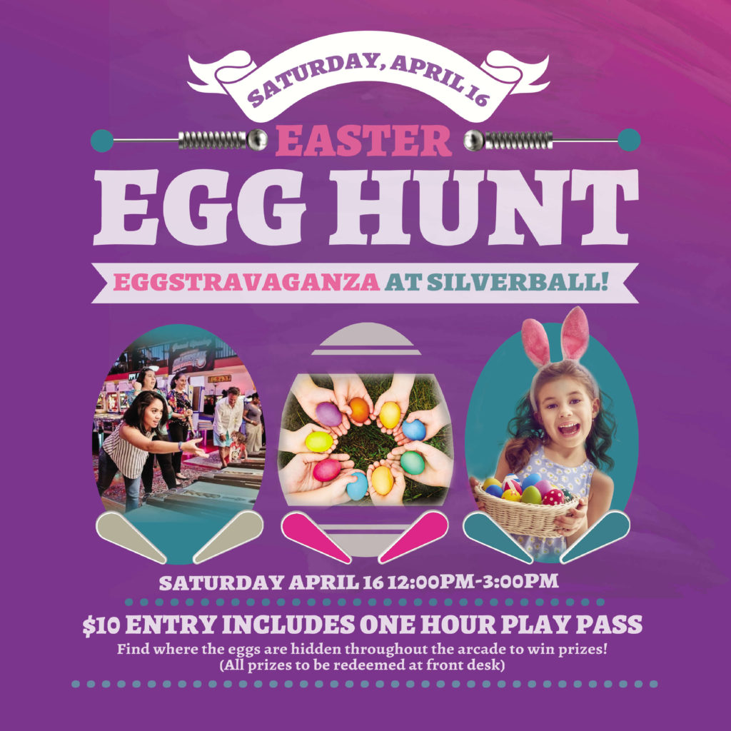 Egg Hunt Eggstravaganza Silverball Retro Arcade Delray Beach
