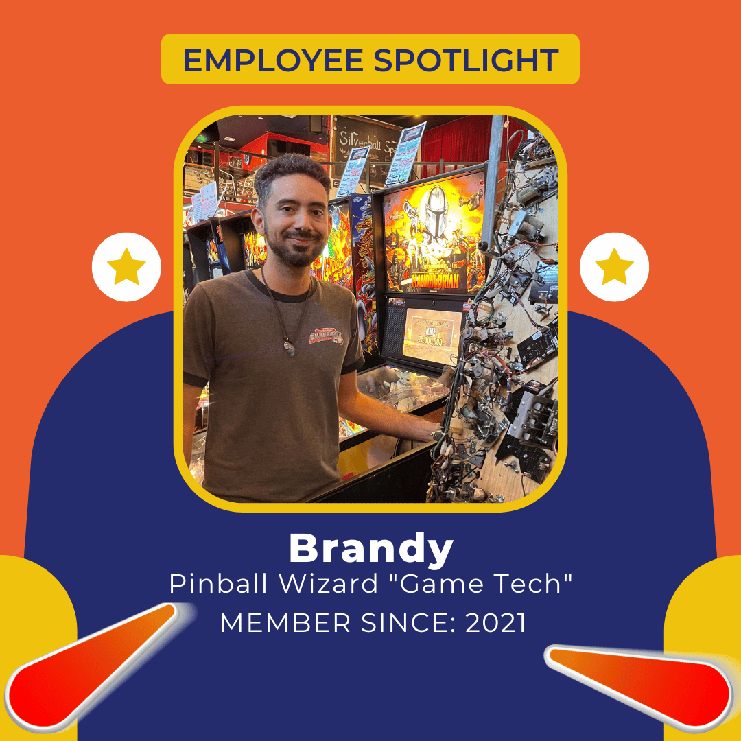 Brandy Employee Spotlight Pinball Game Technician