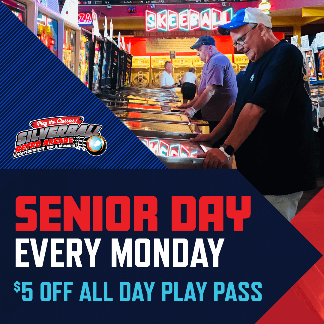 Senior Day - Every Monday save $5 on admission