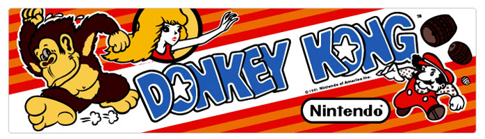 original donkey kong logo