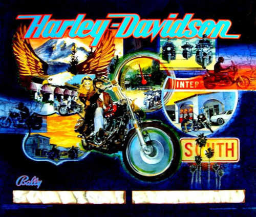 Harley Davidson Pinball Machine - Bally